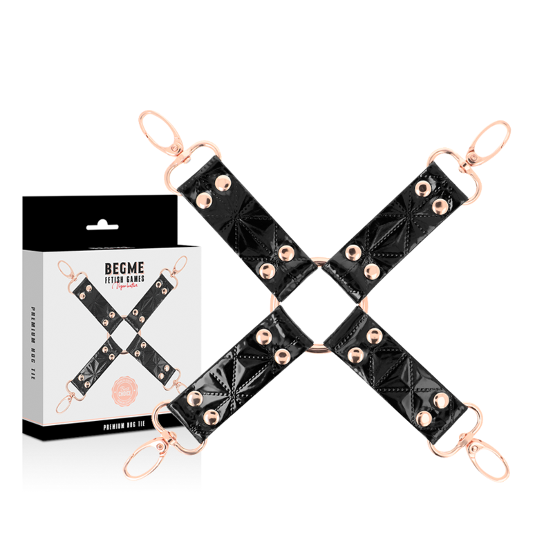 BEGME - BLACK EDITION HOG TIE IN PELLE VEGAN Begme Black Edition