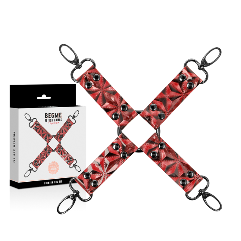 BEGME - CRAVATTA DI MAIALE IN PELLE VEGANA PREMIUM EDIZIONE ROSSA Begme Red Edition