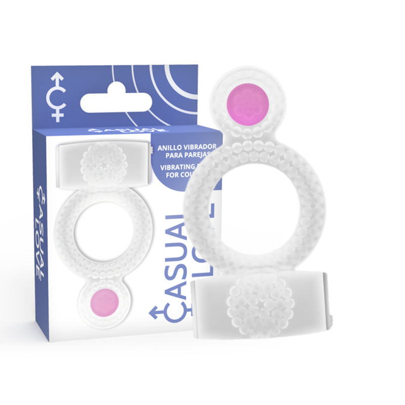 CASUAL LOVE - ANELLO DOPPIO PIACERE TRASPARENTE Casual Love