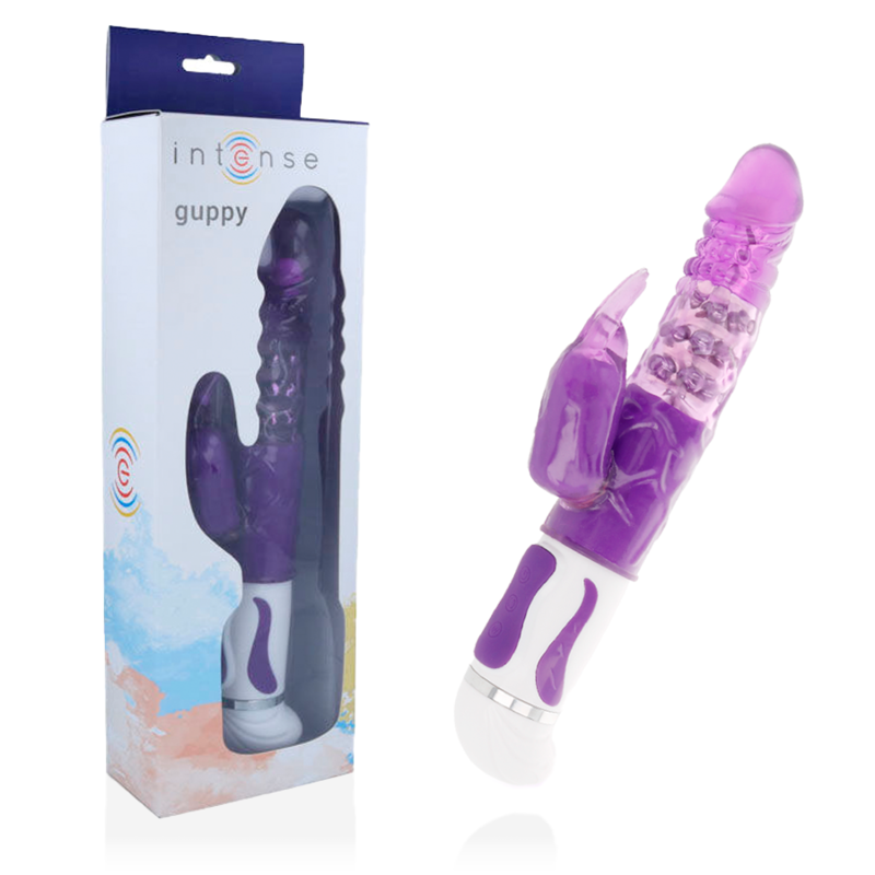 INTENSE - VIBRATORE ROTANTE GUPPY LILLA Intense Fun