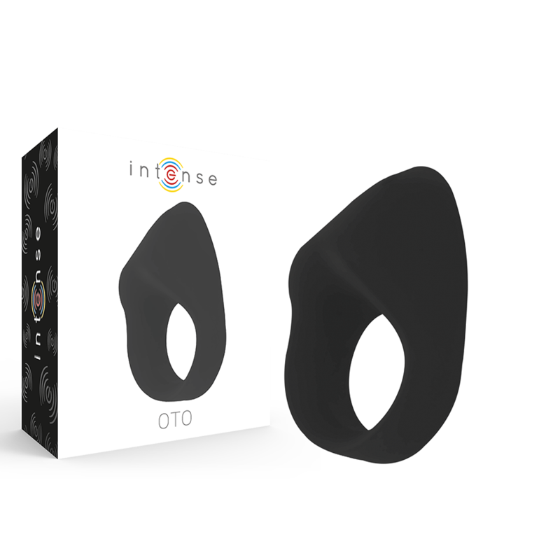 INTENSE - ANELLO VIBRATORE RICARICABILE OTO NERO Intense Couples Toys