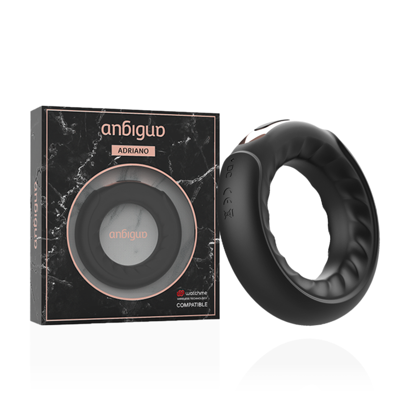 ANBIGUO - ANELLO VIBRANTE ADRIANO COMPATIBILE CON TECNOLOGIA WIRELESS WATCHME Anbiguo