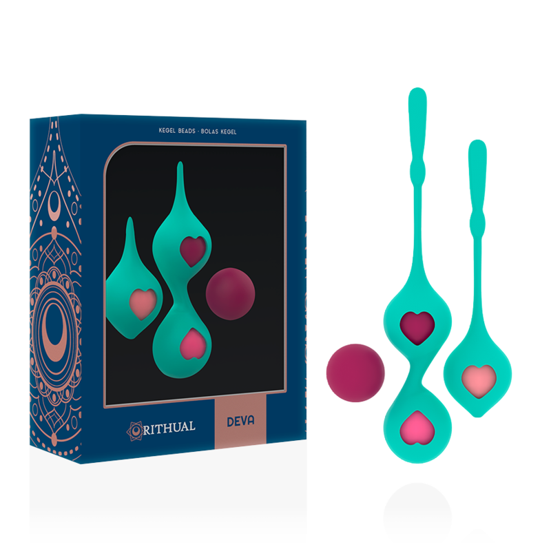 RITHUAL - SET I DI ALLENAMENTO PELVICO DEVA AQUA GREEN Rithual