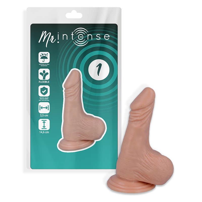 MR INTENSE - 1 PENE REALISTICO 14.6 CM -O- 3.5 CM Mr. Intense Dildos