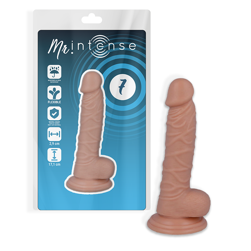 MR INTENSE - 7 PENE REALISTICO 17.1 CM -O- 2.9 CM Mr. Intense Dildos