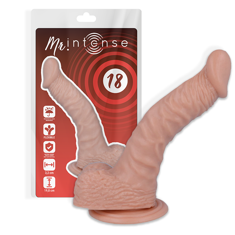 MR INTENSE - 18 PENE REALISTICO 19.8 CM -O- 3.2 CM Mr. Intense Dildos