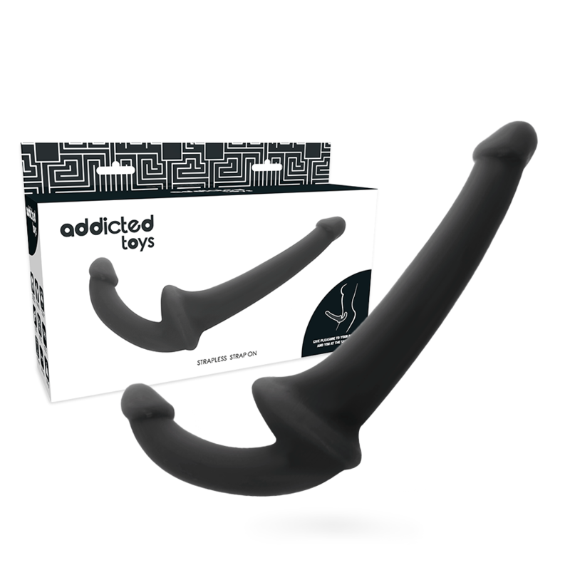 ADDICTED TOYS - DILDO CON RNA S SENZA SOTTOMISSIONE NERO Addicted Toys