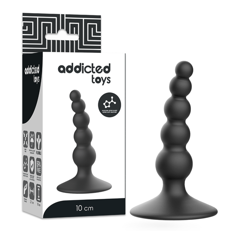 ADDICTED TOYS - PLUG SESSUALE ANALE 10 CM NERO Addicted Toys