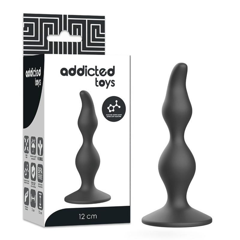ADDICTED TOYS - PLUG SESSUALE ANALE 12 CM NERO Addicted Toys