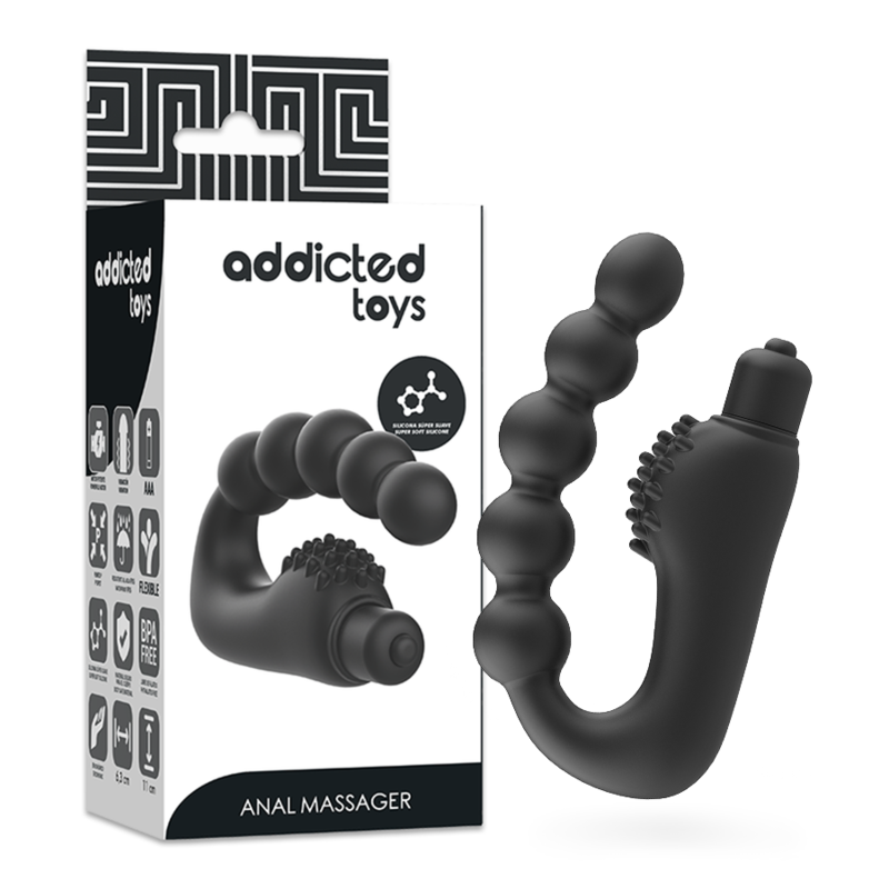 ADDICTED TOYS - MASSAGGIATORE ANALE PROSTATICO CON VIBRAZIONE Addicted Toys
