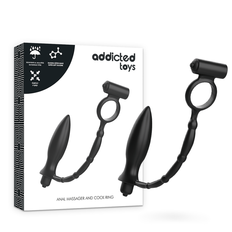 ADDICTED TOYS - PLUG ANALE CON ANELLO VIBRANTE Addicted Toys