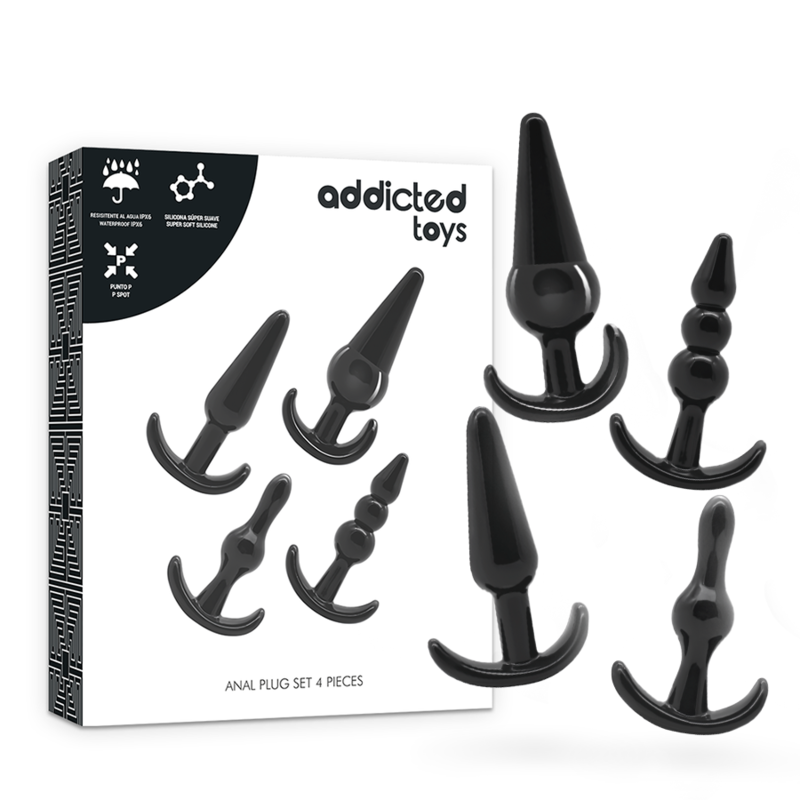 ADDICTED TOYS - SET DI 4 TAPPI ANALI Addicted Toys