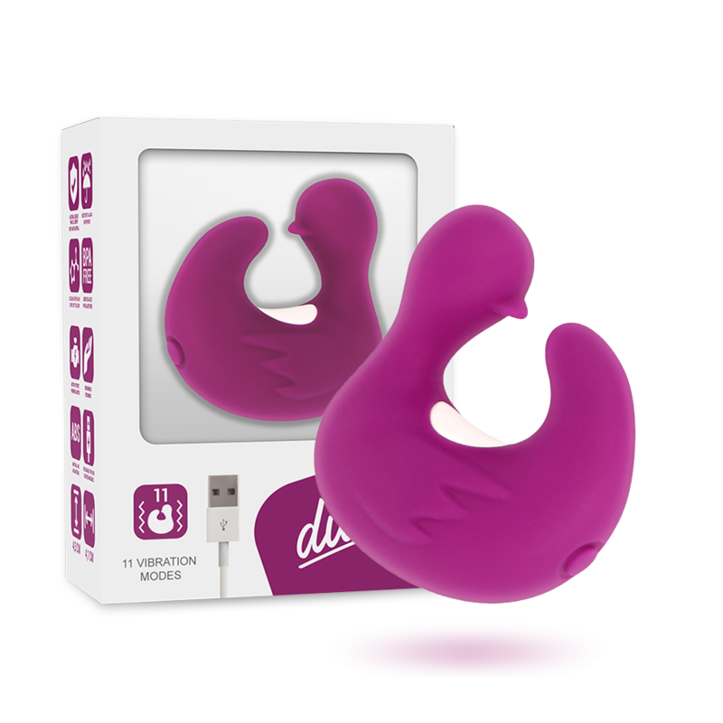 COVERME - DUCKYMANIA RICARICABILE DITALE ANATRA STIMOLANTE IN SILICONE Coverme
