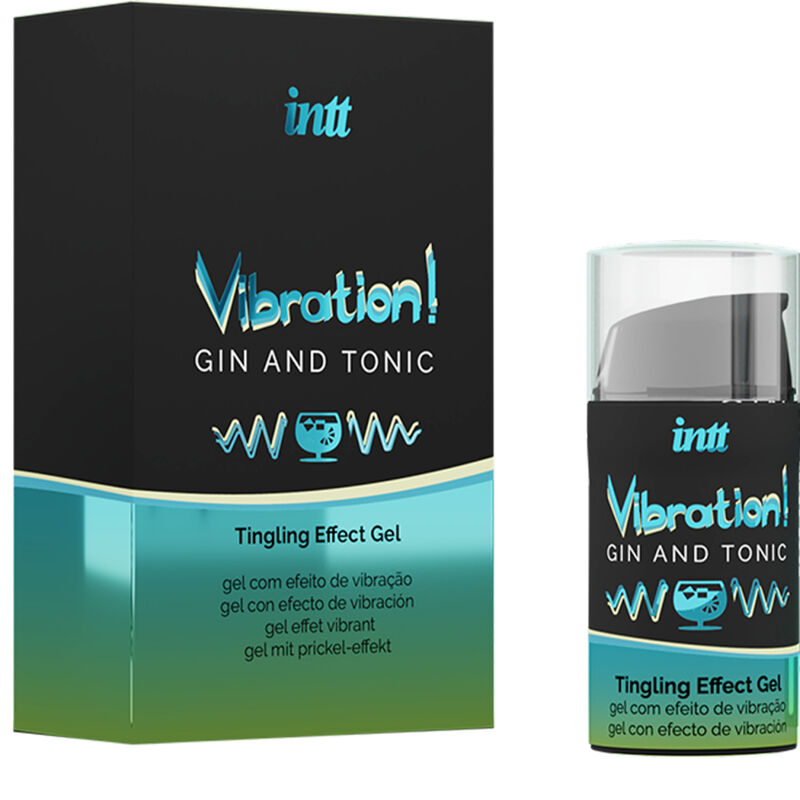 INTT - POTENTE GEL LIQUIDO VIBRATORE STIMOLANTE INTIMO GIN & TONICO 15ML Intt Unisex Arousal Gel