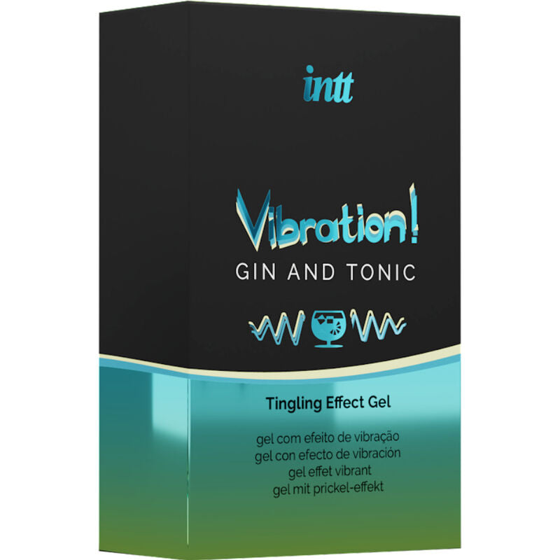 INTT - POTENTE GEL LIQUIDO VIBRATORE STIMOLANTE INTIMO GIN & TONICO 15ML Intt Unisex Arousal Gel