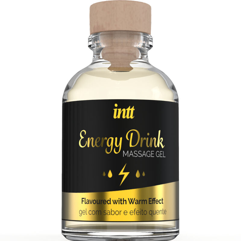 INTT MASSAGE & ORAL SEX - GEL DA MASSAGGIO CON BEVANDA ENERGETICA AROMATIZZATA ED EFFETTO RISCALDANTE Intt Massage & Oral Sex