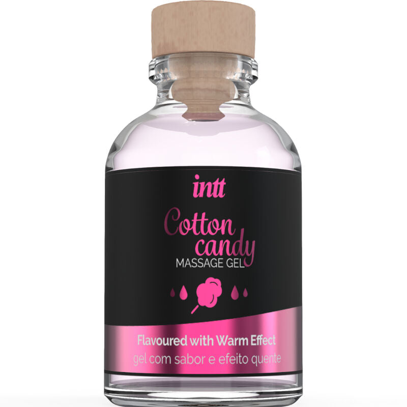 INTT MASSAGE & ORAL SEX - GEL DA MASSAGGIO AL GUSTO DI CANDY COTONE CON EFFETTO RISCALDANTE Intt Massage & Oral Sex