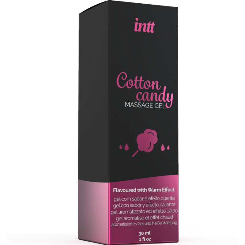 INTT MASSAGE & ORAL SEX - GEL DA MASSAGGIO AL GUSTO DI CANDY COTONE CON EFFETTO RISCALDANTE Intt Massage & Oral Sex