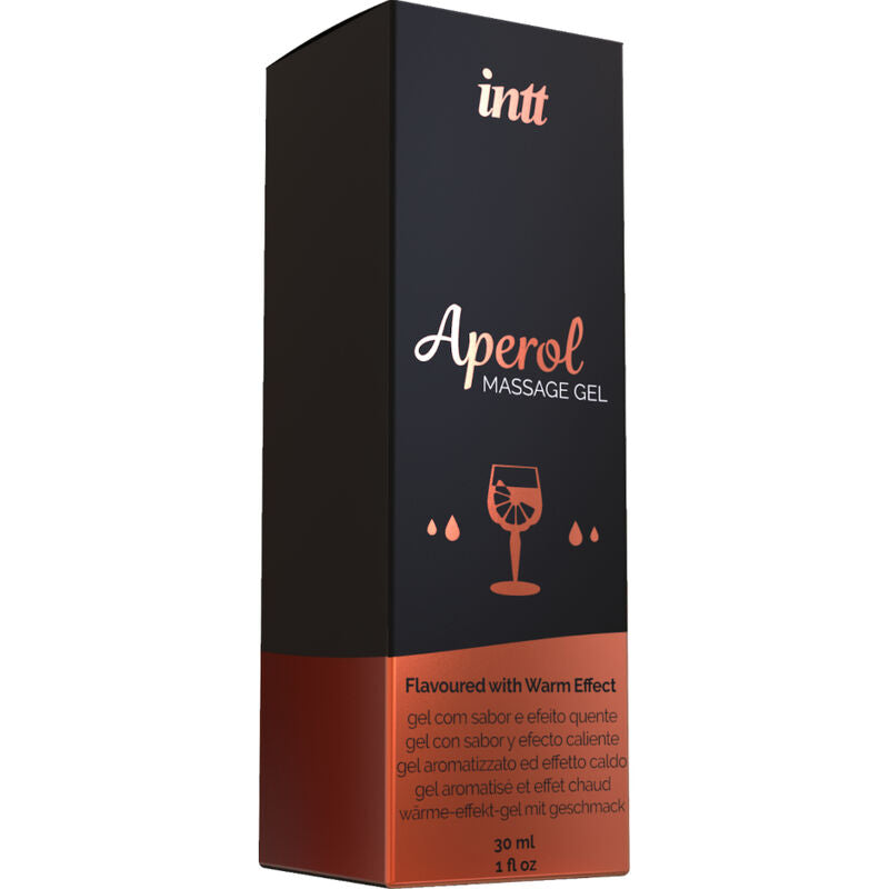 INTT MASSAGE & ORAL SEX - GEL DA MASSAGGIO APEROL EFFETTO CALORE INTENSO Intt Massage & Oral Sex