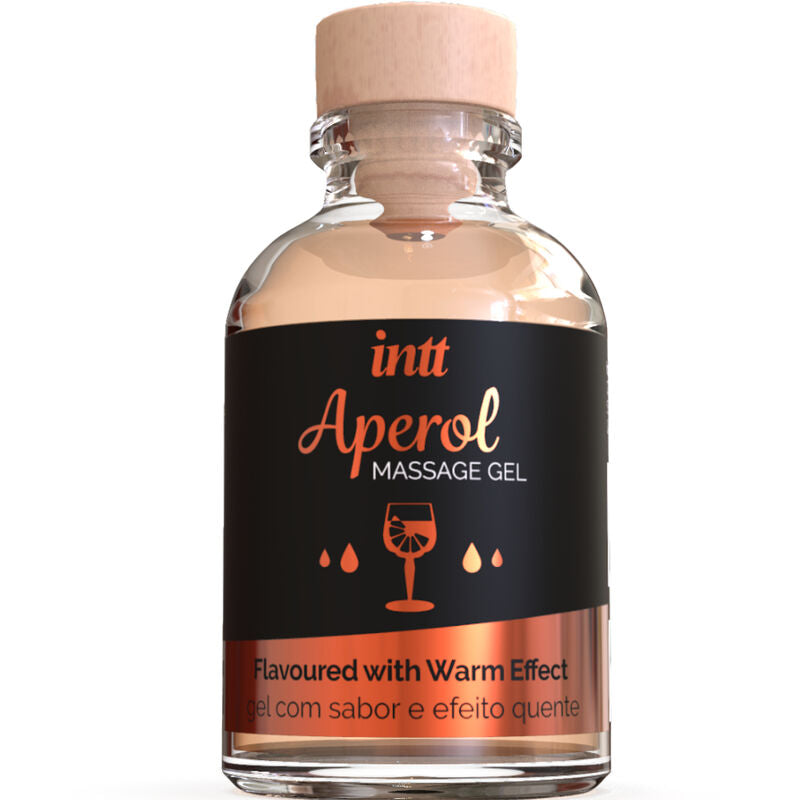 INTT MASSAGE & ORAL SEX - GEL DA MASSAGGIO APEROL EFFETTO CALORE INTENSO Intt Massage & Oral Sex