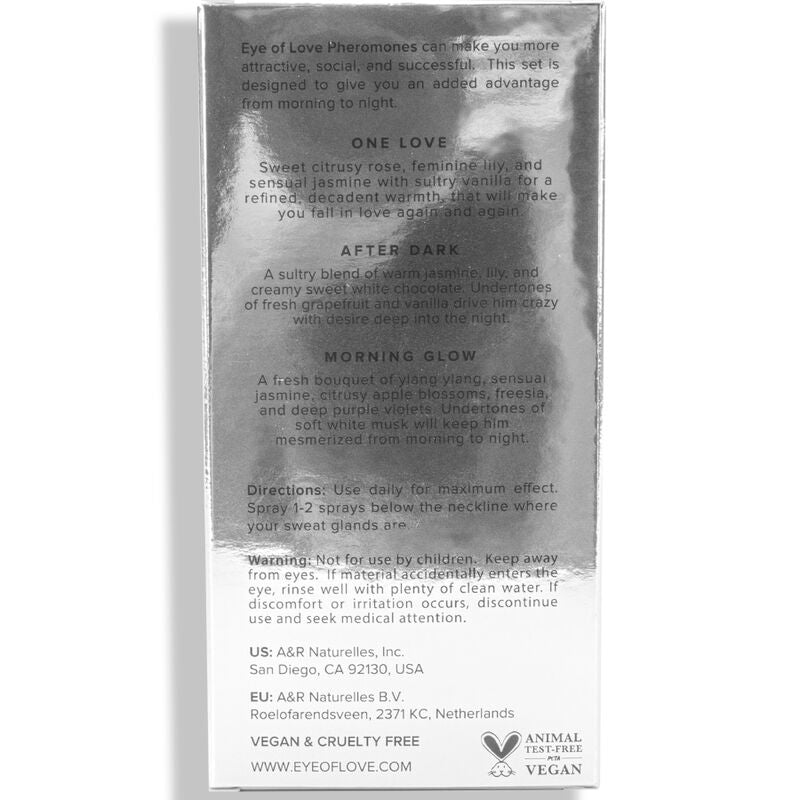 EYE OF LOVE - EOL PHR PARFUM 10 ML SET/3 - MORNING GLOW, ONE LOVE, AFTER DARK Eye Of Love