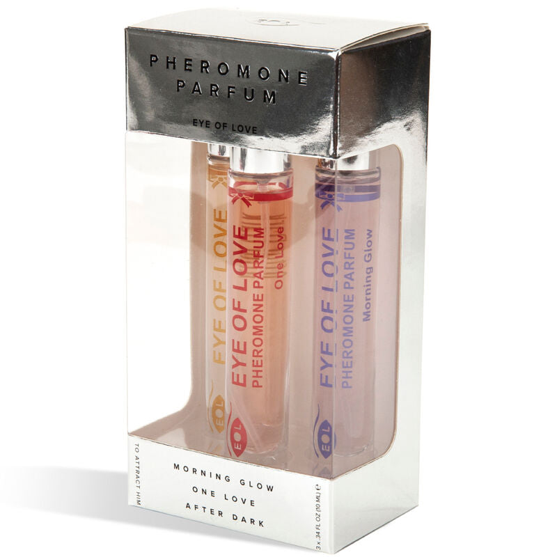 EYE OF LOVE - EOL PHR PARFUM 10 ML SET/3 - MORNING GLOW, ONE LOVE, AFTER DARK Eye Of Love
