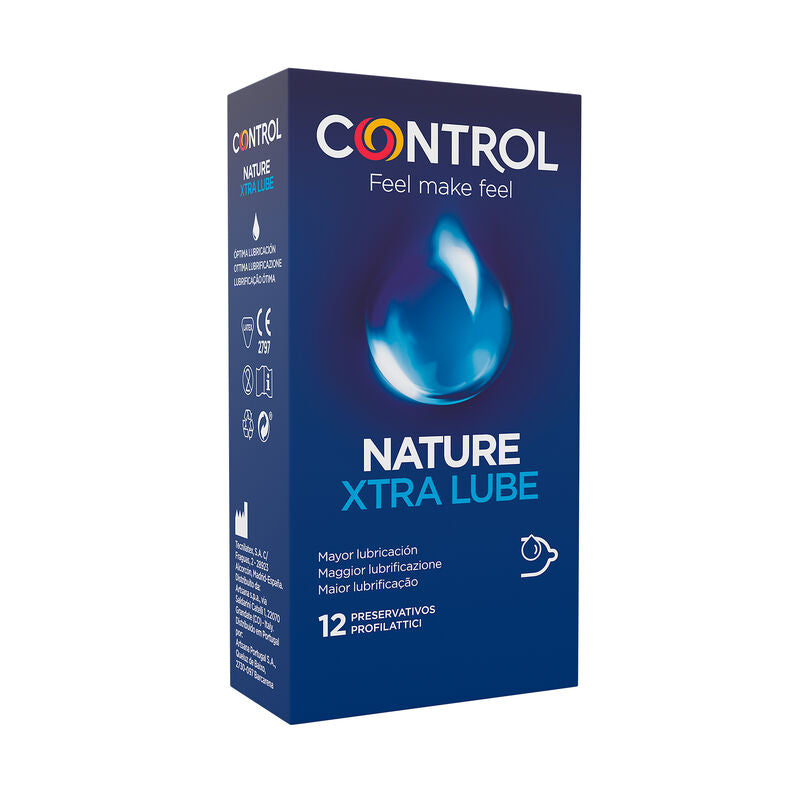 CONTROL - ADAPTA NATURE EXTRALUBE CONDOMS 12 UNITS Control Condoms