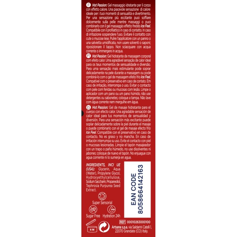 CONTROL - HOT PASSION GEL 3 IN 1 200 ML Control Lubes