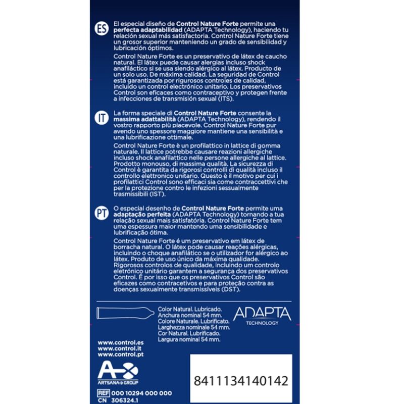 CONTROL - FORTE 12 UNIT Control Condoms