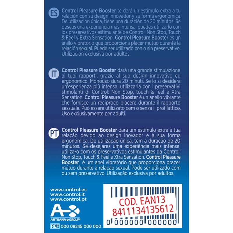 CONTROL - ANELLO VIBRATORE PLEASURE BOOSTER Control Toys