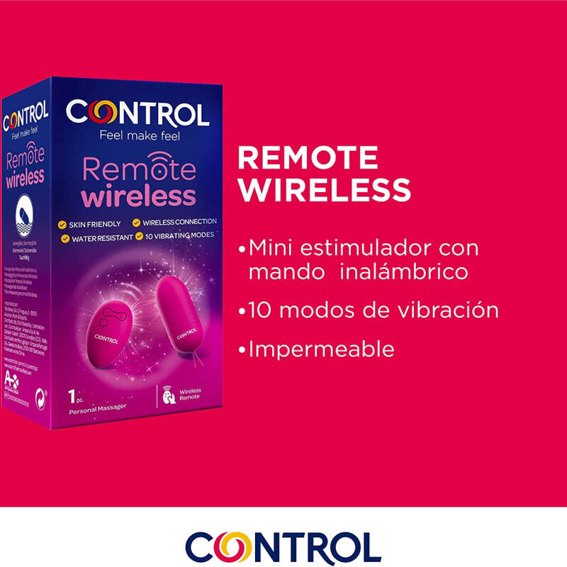 CONTROL - TELECOMANDO SENZA FILI DEL MASSAGGIATORE PERSONALE Control Toys