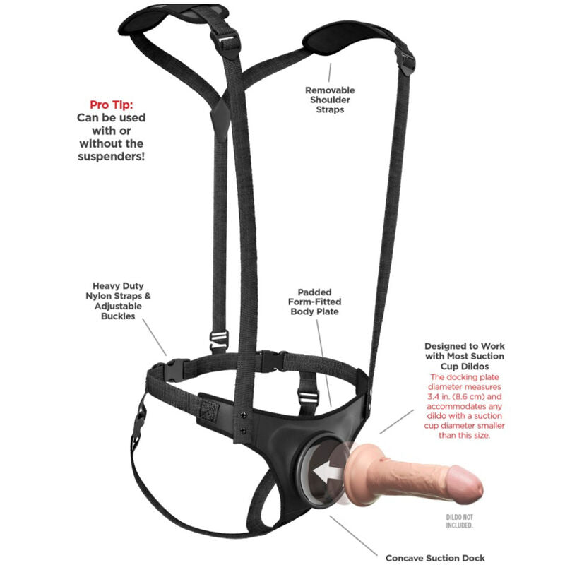 PIPEDREAMS - BODY DOCK BRETELLE STRAP-ON Pipedreams