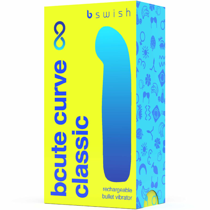 B SWISH - BCUTE CURVE INFINITE CLASSIC VIBRATORE IN SILICONE RICARICABILE GIALLO B Swish