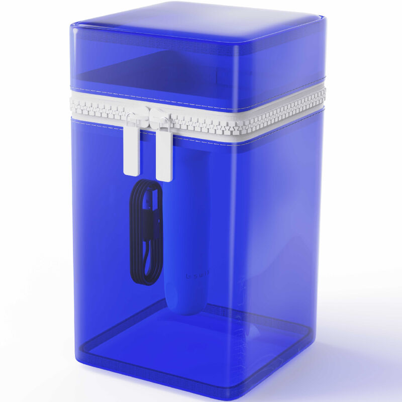 B SWISH - VIBRATORE RICARICABILE IN SILICONE BLU BCUTE CURVE INFINITE CLASSIC EDIZIONE LIMITATA B Swish