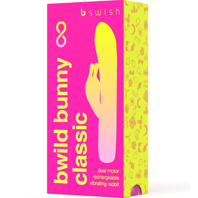 B SWISH - BWILD BUNNY INFINITE CLASSIC VIBRATORE RICARICABILE IN SILICONE ROSA B Swish