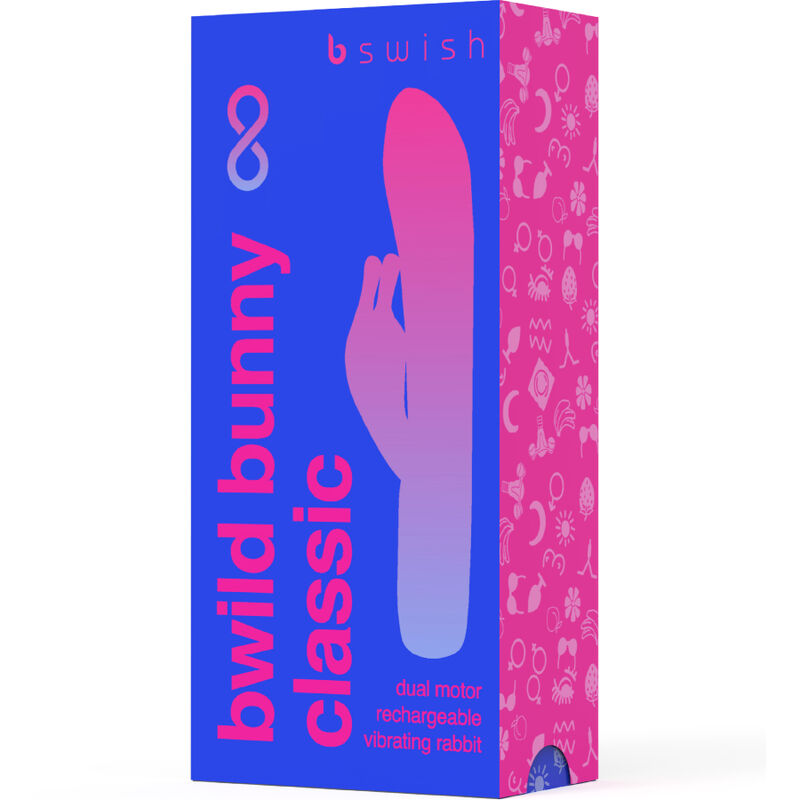 B SWISH - BWILD BUNNY INFINITE CLASSIC VIBRATORE RICARICABILE IN SILICONE BLU B Swish