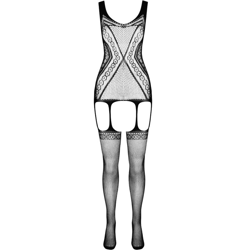 PASSION - COLLEZIONE ECO BODYSTOCKING ECO BS007 NERO Passion Woman Bodystockings