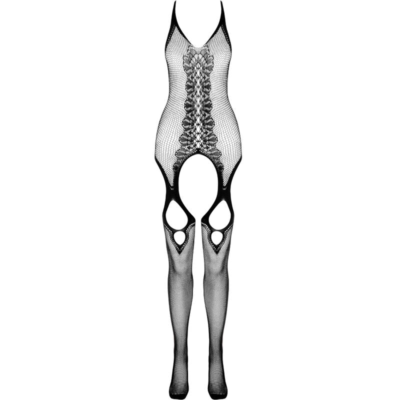 PASSION - COLLEZIONE ECO BODYSTOCKING ECO BS013 NERO Passion Woman Bodystockings