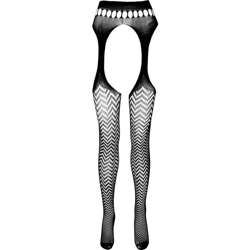 PASSION - COLLEZIONE ECO BODYSTOCKING ECO S002 BIANCO Passion Woman Garter & Stock
