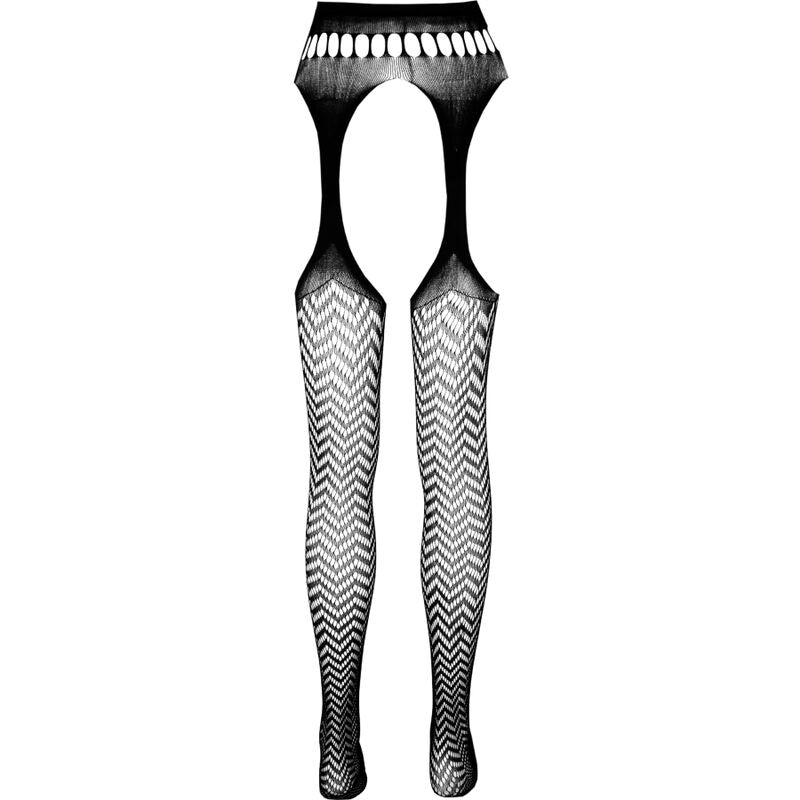 PASSION - COLLEZIONE ECO BODYSTOCKING ECO S002 BIANCO Passion Woman Garter & Stock