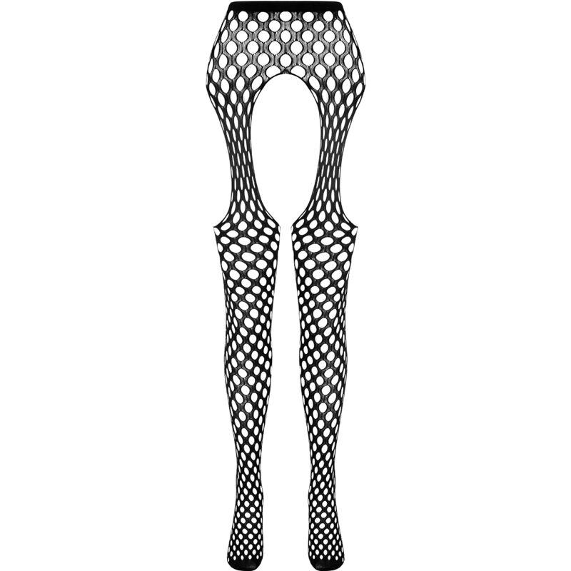 PASSION - COLLEZIONE ECO BODYSTOCKING ECO S003 ROSSO Passion Woman Garter & Stock