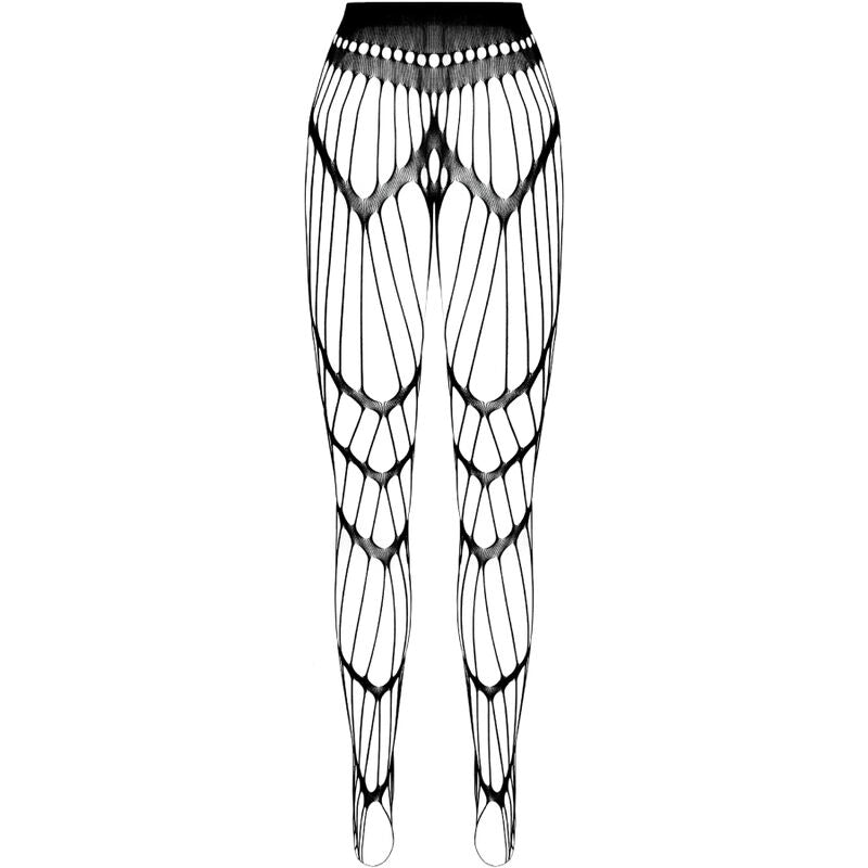 PASSION - COLLEZIONE ECO BODYSTOCKING ECO S006 BIANCO Passion Woman Garter & Stock