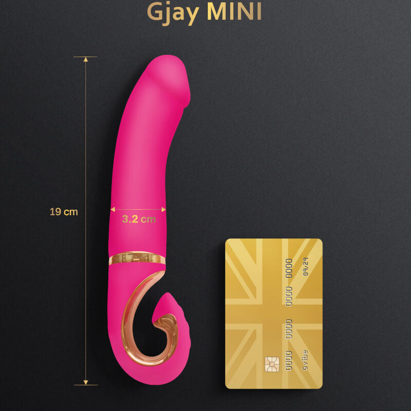 G-VIBE - VIBRATORE IN SILICONE GJAY MINI ROSA G-Vibe