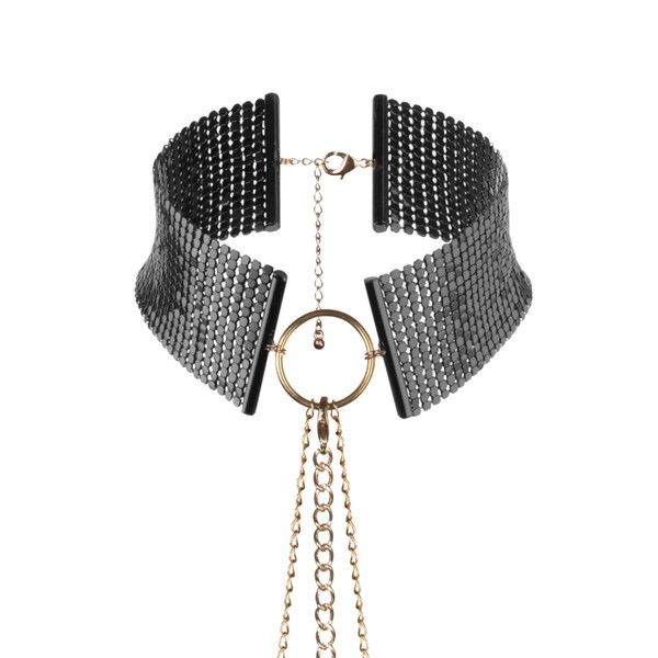 BIJOUX - DSIR MTALLIQUE COLLANA METALLICA NERA Bijoux Desire Metallique