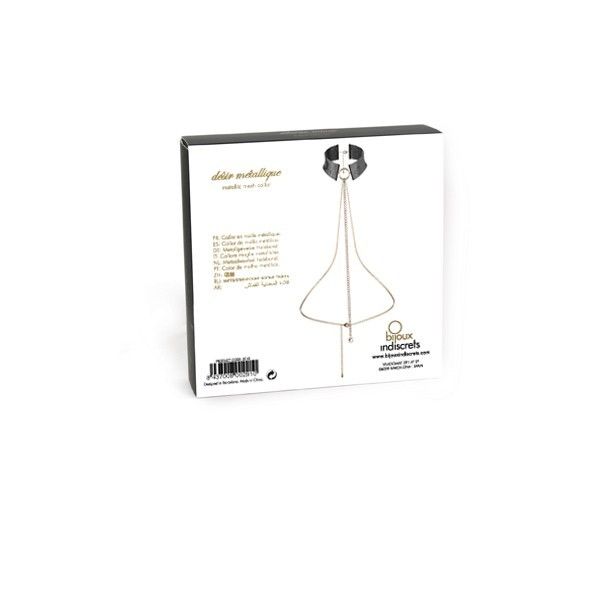 BIJOUX - DSIR MTALLIQUE COLLANA METALLICA NERA Bijoux Desire Metallique