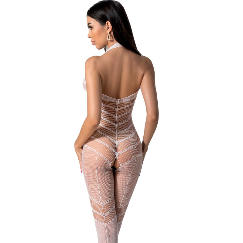 PASSION - BODYSTOCKING BIANCO BS100 TAGLIA UNICA Passion Woman Bodystockings
