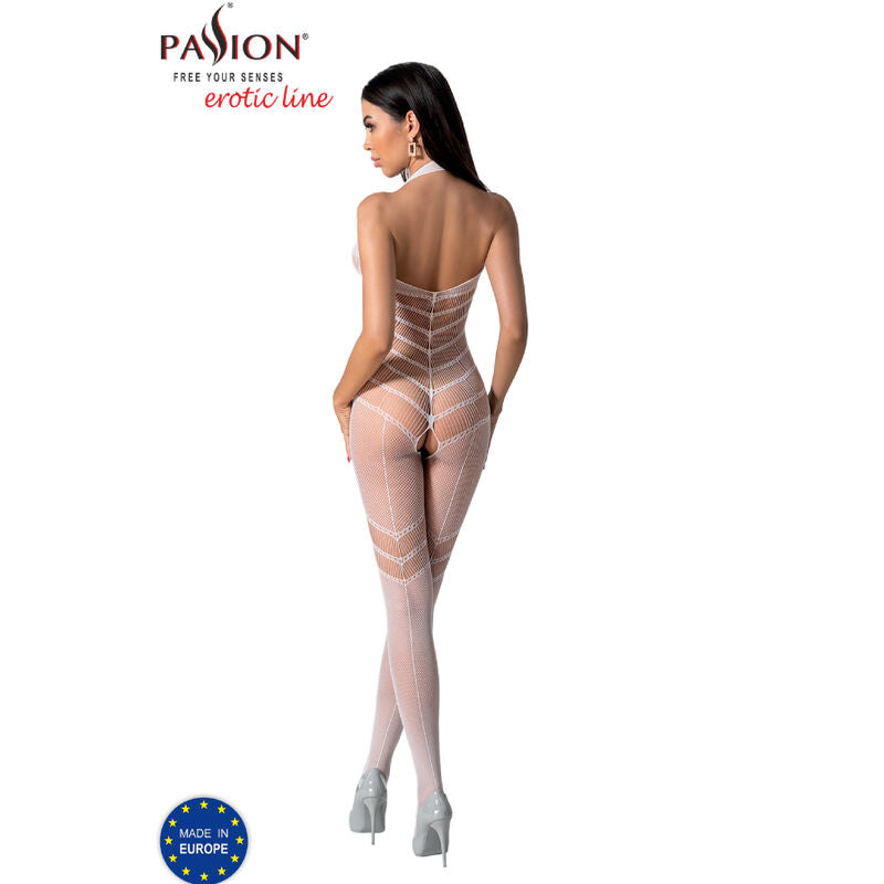 PASSION - BODYSTOCKING BIANCO BS100 TAGLIA UNICA Passion Woman Bodystockings