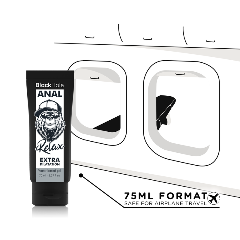 BLACK HOLE - GEL DILATANTE ANALE A BASE D'ACQUA 70 ML Black Hole