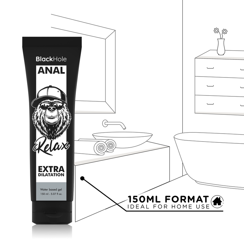 BLACK HOLE - GEL A BASE D'ACQUA DILATAZIONE ANALE 150 ML Black Hole