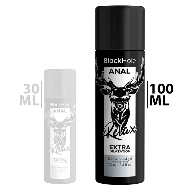 BLACK HOLE - GEL DILATAZIONE ANALE A BASE DI SILICONE 100 ML Black Hole